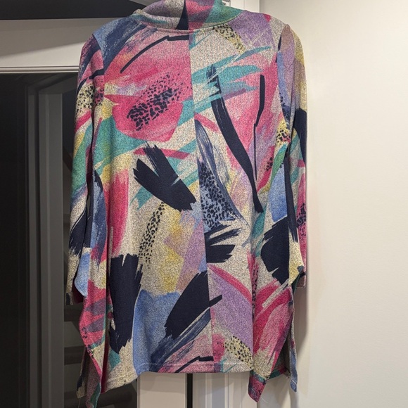 Trisha Tyler Colorful Abstract Patterned Sweater - Picture 6 of 6